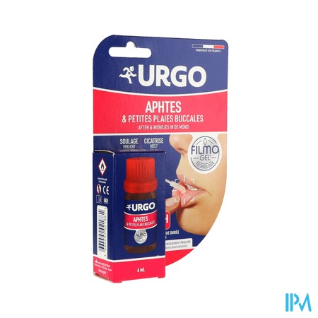 Urgo Aften Mondwondjes Fruitsmaak Filmogel 6ml