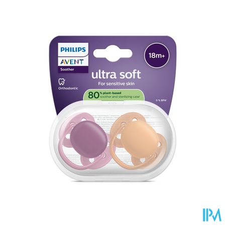 Philips Avent Fopspeen +18m Soft Fuchsia/perzik 2