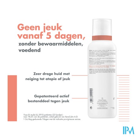 Avene Xeracalm A.d. Creme Relipiderend 400ml Nf