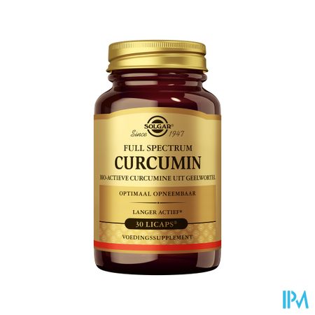 Solgar Full Spectrum Curcumin Softgel 30