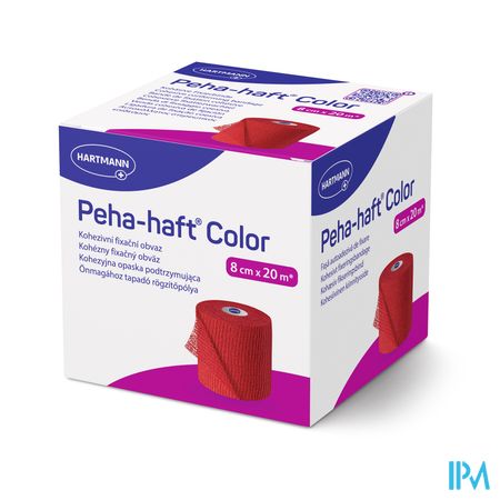 Peha-haft Rood Lf 8cmx20m 1 P/s