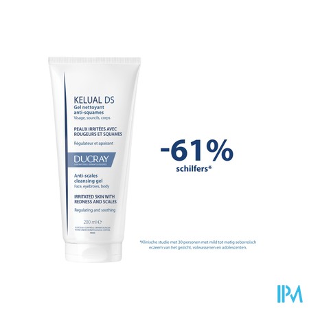 Ducray Kelual Ds Reinigingsgel A/schilfers200ml Nf