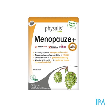 PHYSALIS MENOPAUZE+ NL/FR 30 TABL