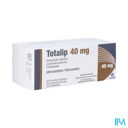 Totalip 40mg Filmomh Tabl 100