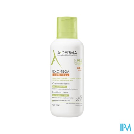Aderma Exomega Control Creme Emollient 400ml