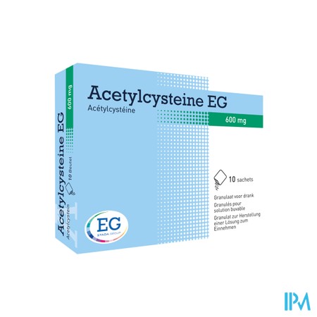 Acetylcysteine EG Sach 10X600Mg