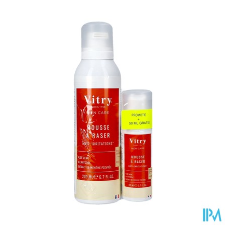 Vitry Mousse A Raser 200ml + 50ml Grat.