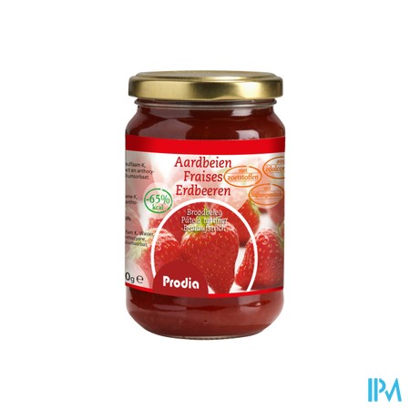 Prodia Broodbeleg Aardbei+maltit.300g 6071 Revogan