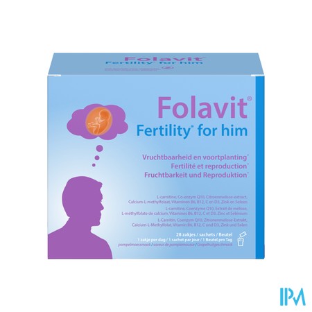 Folavit Fertility For Him Pdr 3,3g Sach 28