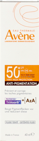 Avene Zon Spf50+ A/pigment Fluide 40ml 4