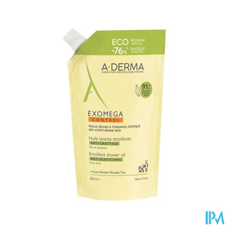 Aderma Exomega Control Wasolie Emol. Refill 500ml