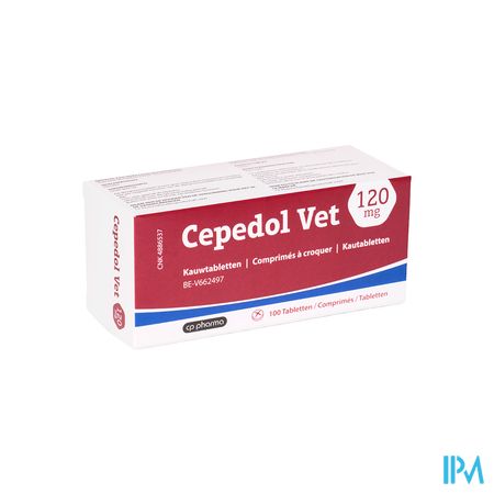 Cepedol Vet 120mg Chiens Comp A Croquer 100