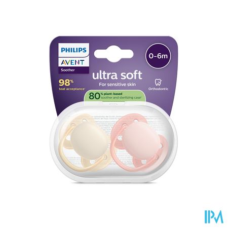 Philips Avent Fopspeen +0m Soft Mix 2