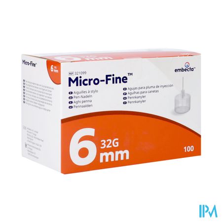 Microfine Pennaald 6mm 32g 100