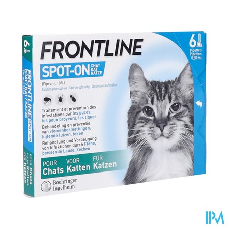 Frontline Spot On Chat Pipet 6x0,50ml