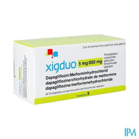Xigduo 5mg/ 850mg Comp Pell 56