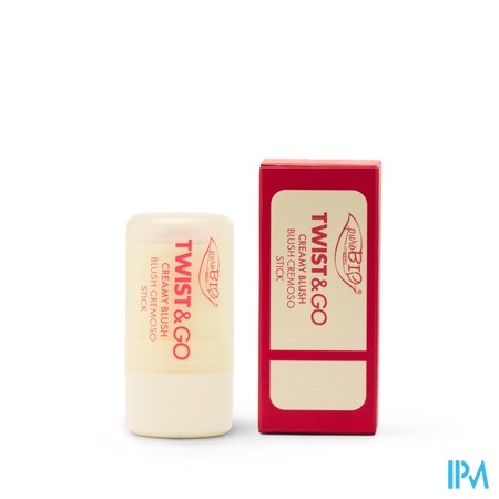 Purobio Twist&go Blush Cremeux 04 Fraise 5g Bio