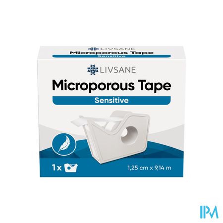 Livsane Microporous Tape Dispenser 1,25cmx9,14m