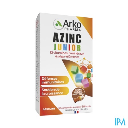 AZINC VITALITE JUNIOR COLA CPR 30