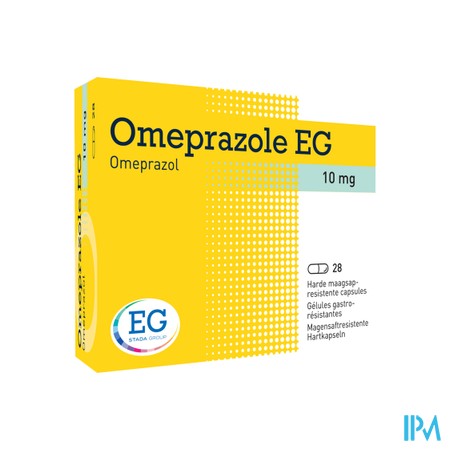 Omeprazole EG 10Mg Gastro Resist Caps Bl 28X10Mg