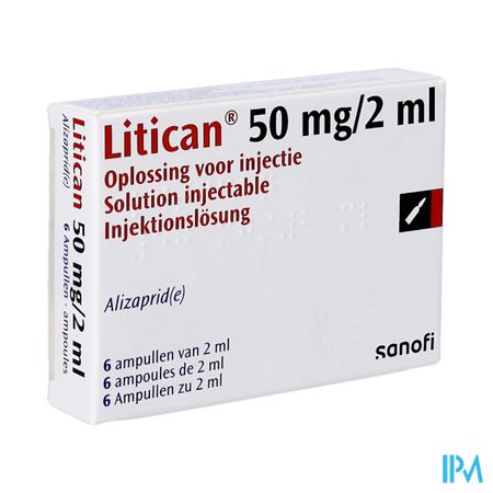 Litican Amp Inj 6 X 50mg/2ml