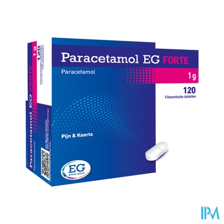 Paracetamol EG Forte 1G Filmomh Tabl 120