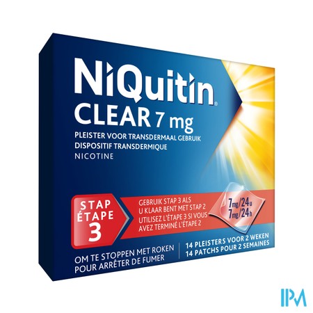 Niquitin Clear Patches 14 X 7mg