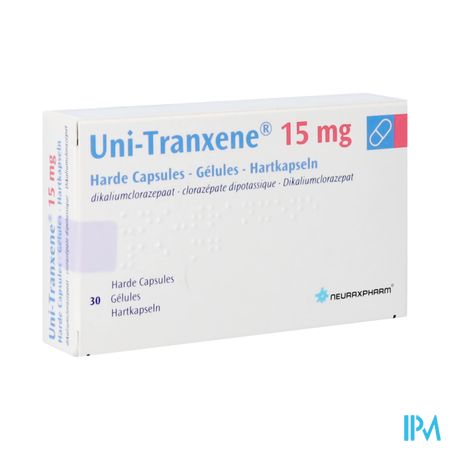 Unitranxene Caps. 30x15mg