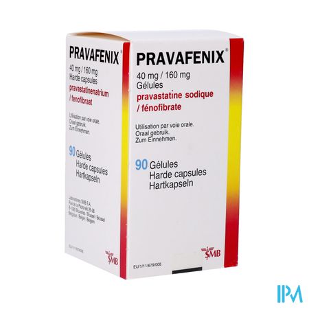 Pravafenix 40mg/160mg Caps 90