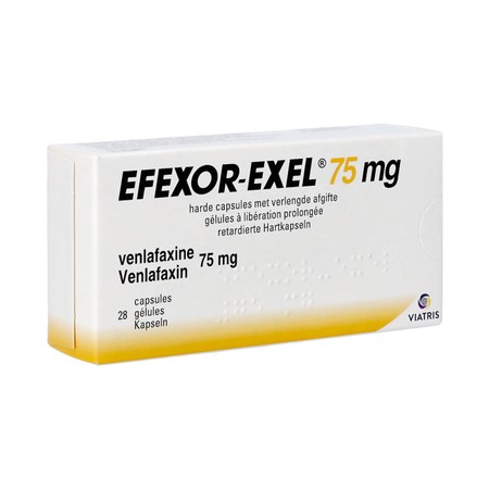 Efexor Exel 75mg Caps Verlengde Afgifte 28