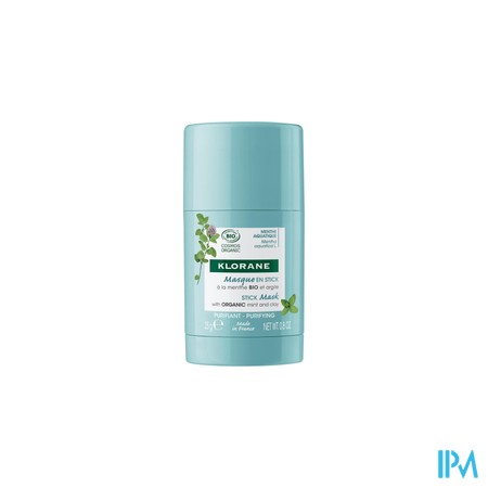 Klorane Gezicht Munt Aquatic Masker Stick 25g