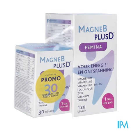 Magnebplusd Femina Vip Tabl 120+30