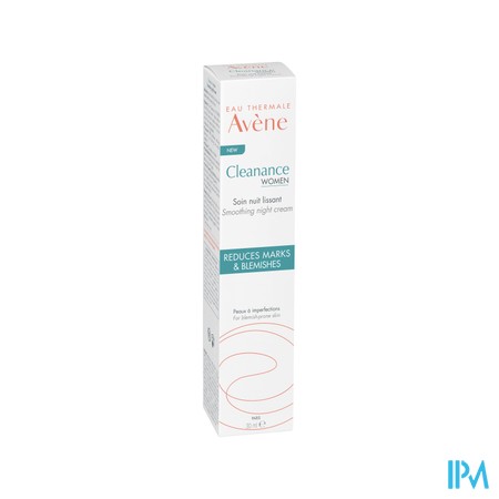 Avene Cleanance Women Soin Nuit Creme 30ml