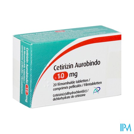 Cetirizin Aurobindo 10mg Filmomh Tabl 20