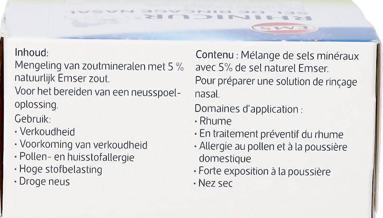 Rhinicur Nasaal Spoelzout Zakje 20x2,5g 5