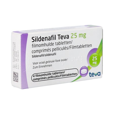 Sildenafil Teva 25mg Filmomh Tabl 4x 25mg