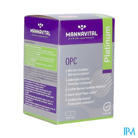 Mannavital Opc Platinum V-caps 60