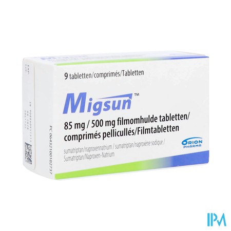 Migsun 85mg/500mg Filmomh Tabl 9