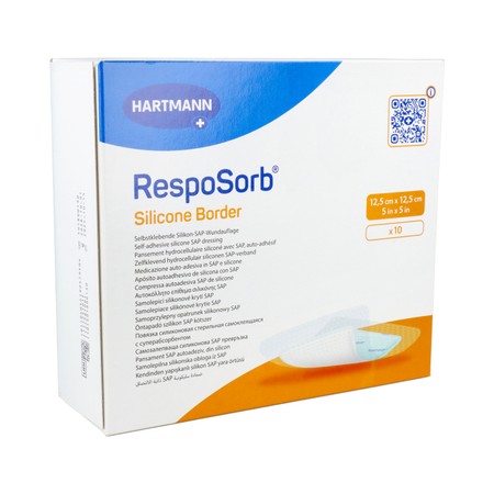Resposorb Silicone Border 12,5x12,5cm 10 4130021