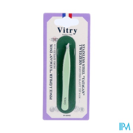 Epileerpincet "yatagan" Inox Kleur Spitse Punt