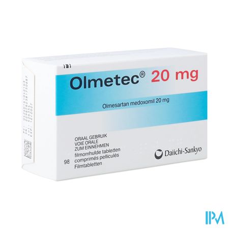 Olmetec Comp Pell 98 X 20mg