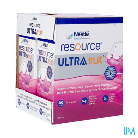 Resource Ultra Fruit Fruits Rouges 4x200ml
