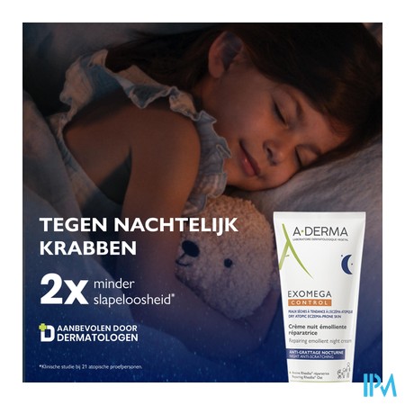 Aderma Exomega Control Herst. Emol. Nacht Cr 400ml