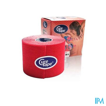 Curetape 5cmx5m Rood