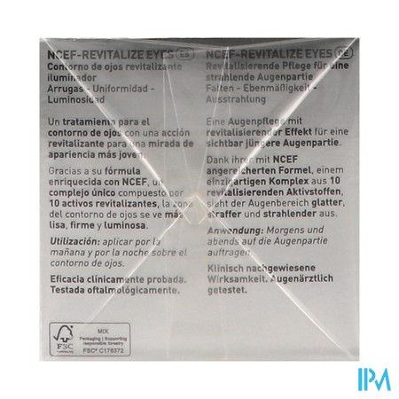 Filorga Ncef Revitalize Eyes Creme Pot 15ml