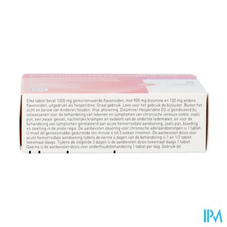 Diosmine+Hesperidine EG 900Mg+100Mg Tabl 30