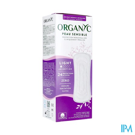Organyc Licht Urineverlies Bio-kat.inlegkruis.24