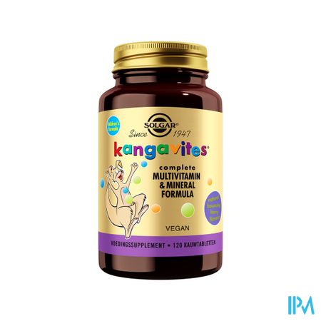Solgar Kangavites Bouncing Berry Kauwtabl 120