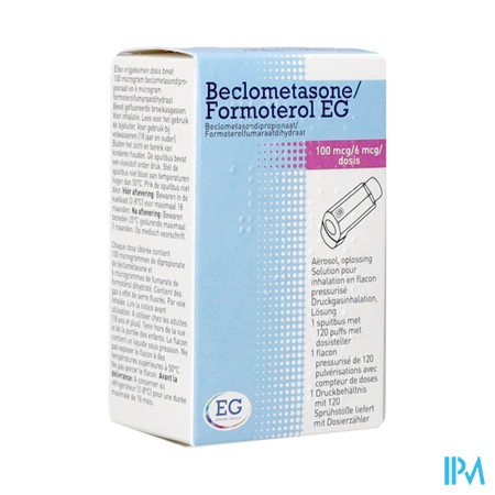 Beclometasone Formoterol EG 100Mcg/6D Susp Inh.120
