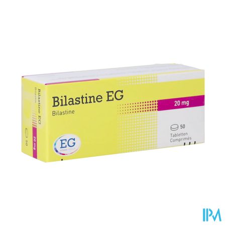 Bilastine Eurogenerics 20Mg Tabl 50 Blister